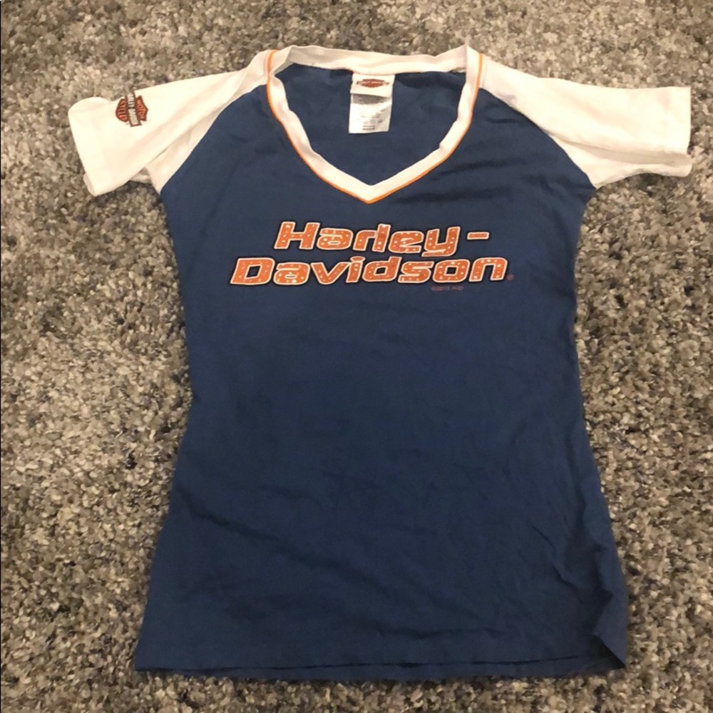 V-neck Harley-Davidson Tee size Medium